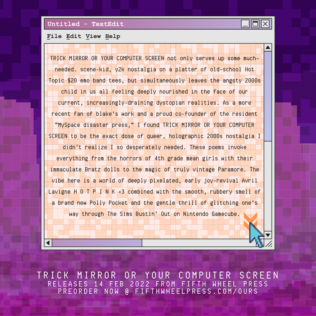 Trick Mirror or Your Computer Screen by tommy blake