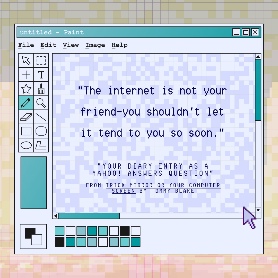 Trick Mirror or Your Computer Screen by tommy blake