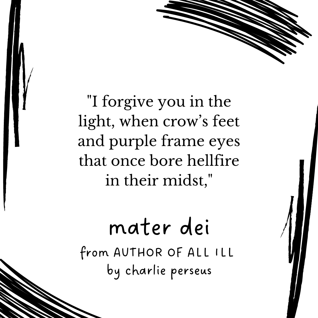 AUTHOR OF ALL ILL by charlie perseus
